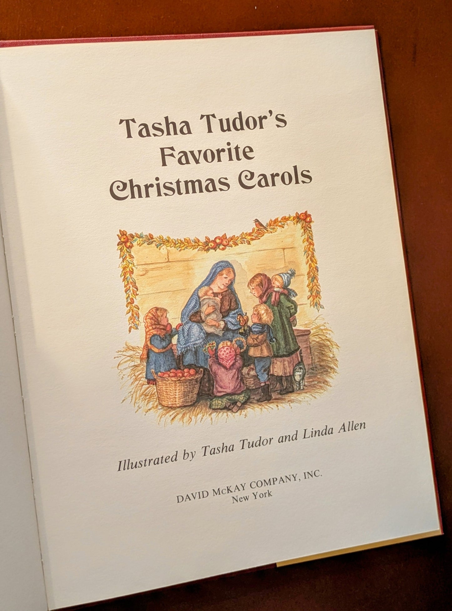 PAIR OF TASHA TUDOR ILLUSTRATED CHRISTMAS BOOKS 1976-80