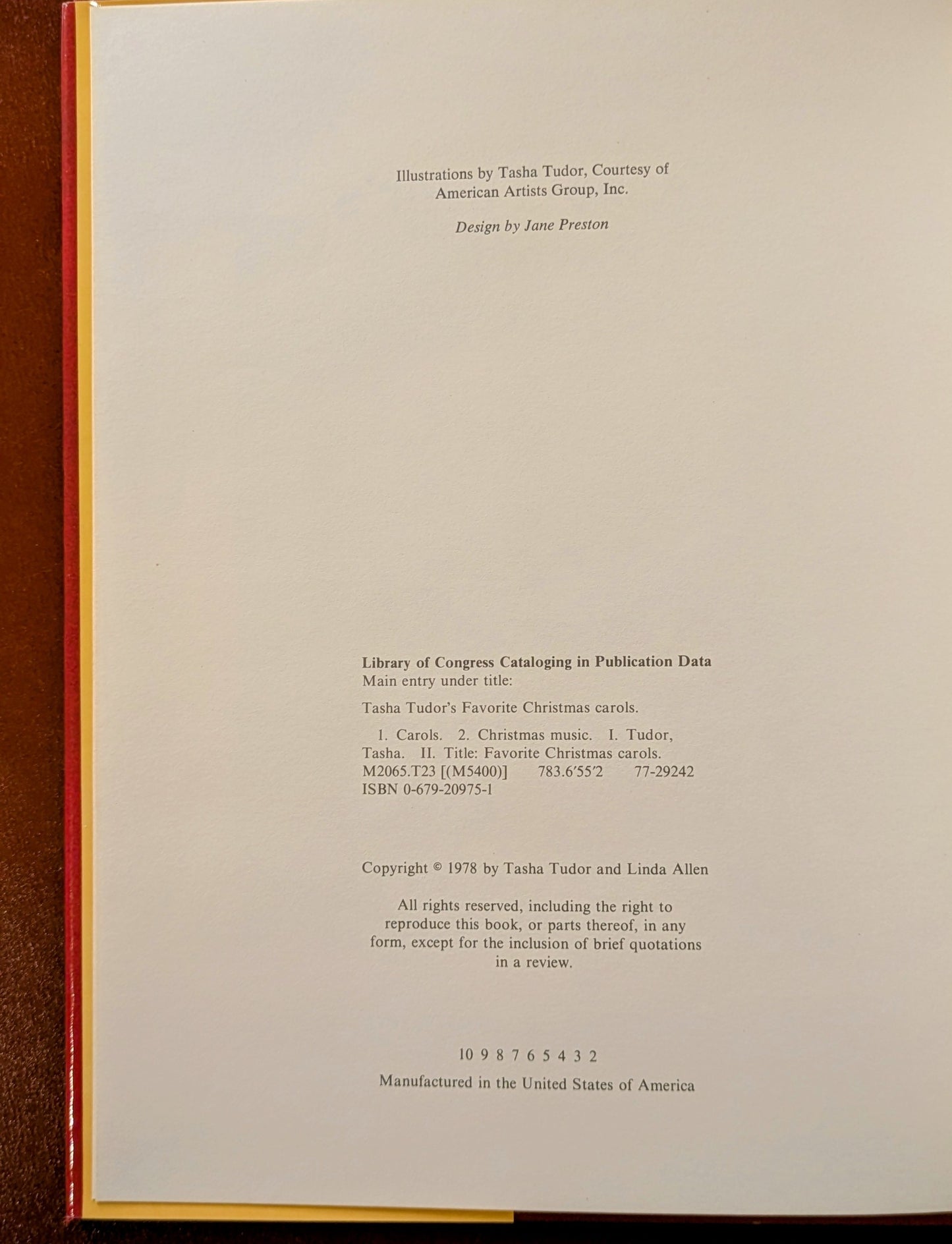 PAIR OF TASHA TUDOR ILLUSTRATED CHRISTMAS BOOKS 1976-80