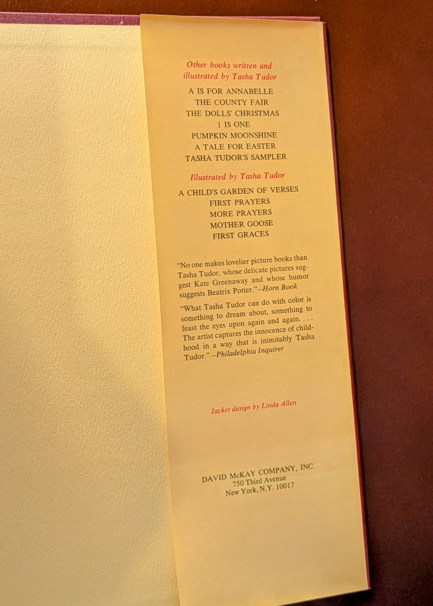 PAIR OF TASHA TUDOR ILLUSTRATED CHRISTMAS BOOKS 1976-80