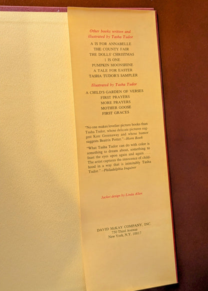 PAIR OF TASHA TUDOR ILLUSTRATED CHRISTMAS BOOKS 1976-80