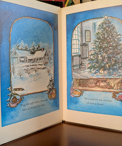 PAIR OF TASHA TUDOR ILLUSTRATED CHRISTMAS BOOKS 1976-80