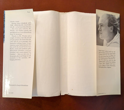 ROALD DAHL "CHARLIE AND THE GREAT GLASS ELEVATOR" 4TH PRINTING 1972