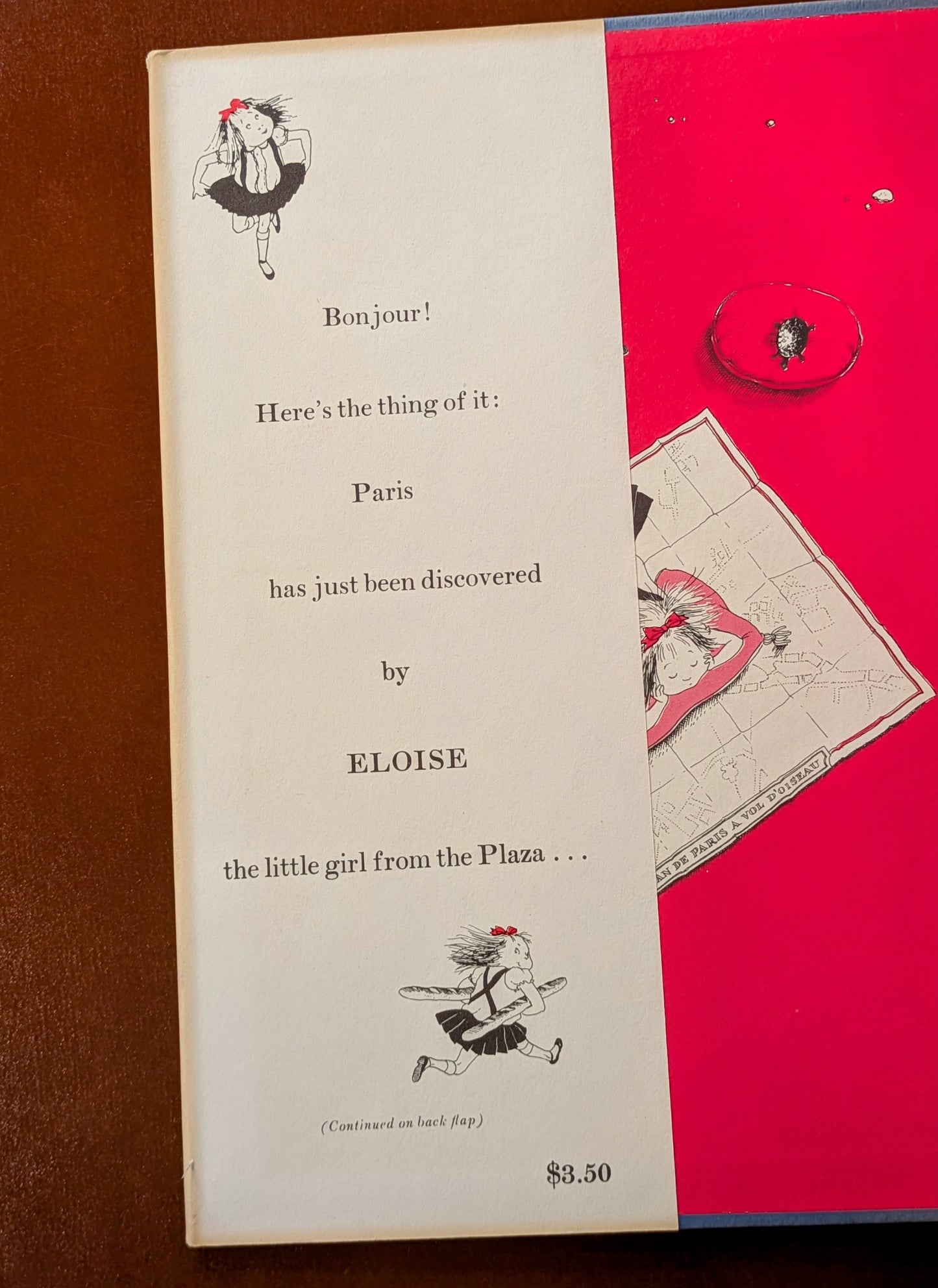 KAY THOMPSON "ELOISE IN PARIS" PICTUREBOOK FIRST EDITION 1957
