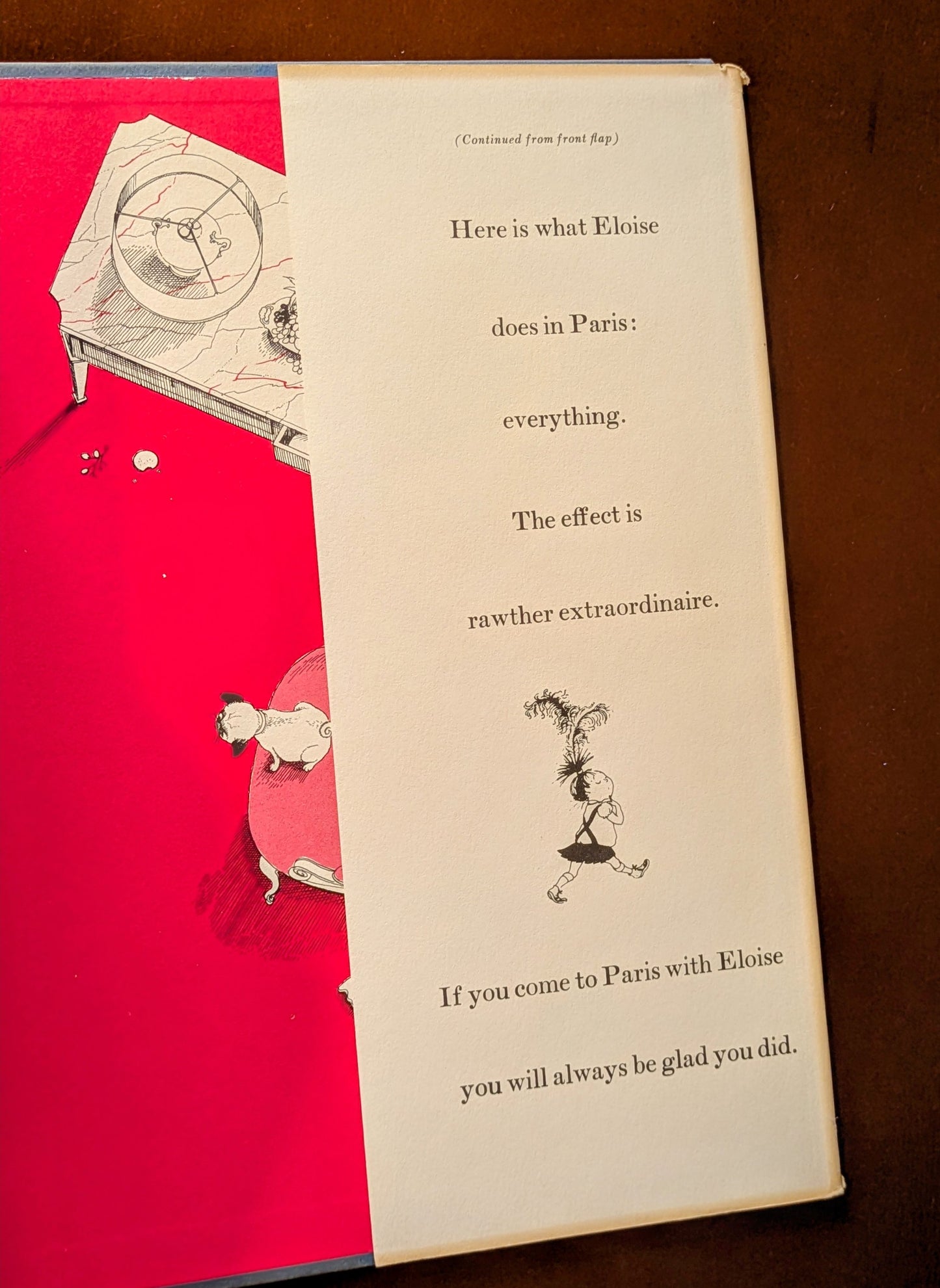 KAY THOMPSON "ELOISE IN PARIS" PICTUREBOOK FIRST EDITION 1957