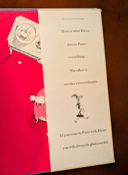 KAY THOMPSON "ELOISE IN PARIS" PICTUREBOOK FIRST EDITION 1957