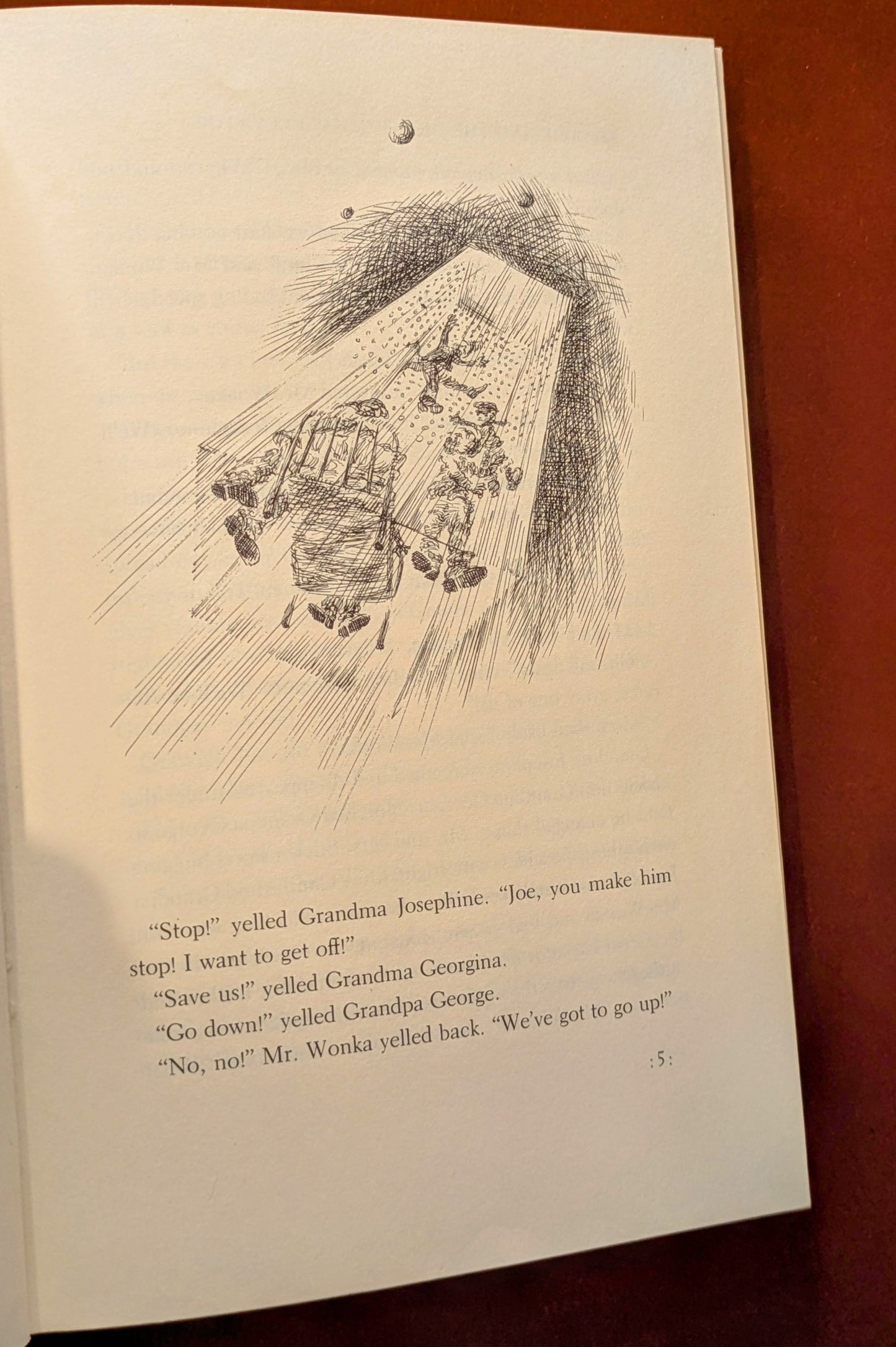 ROALD DAHL "CHARLIE AND THE GREAT GLASS ELEVATOR" 4TH PRINTING 1972