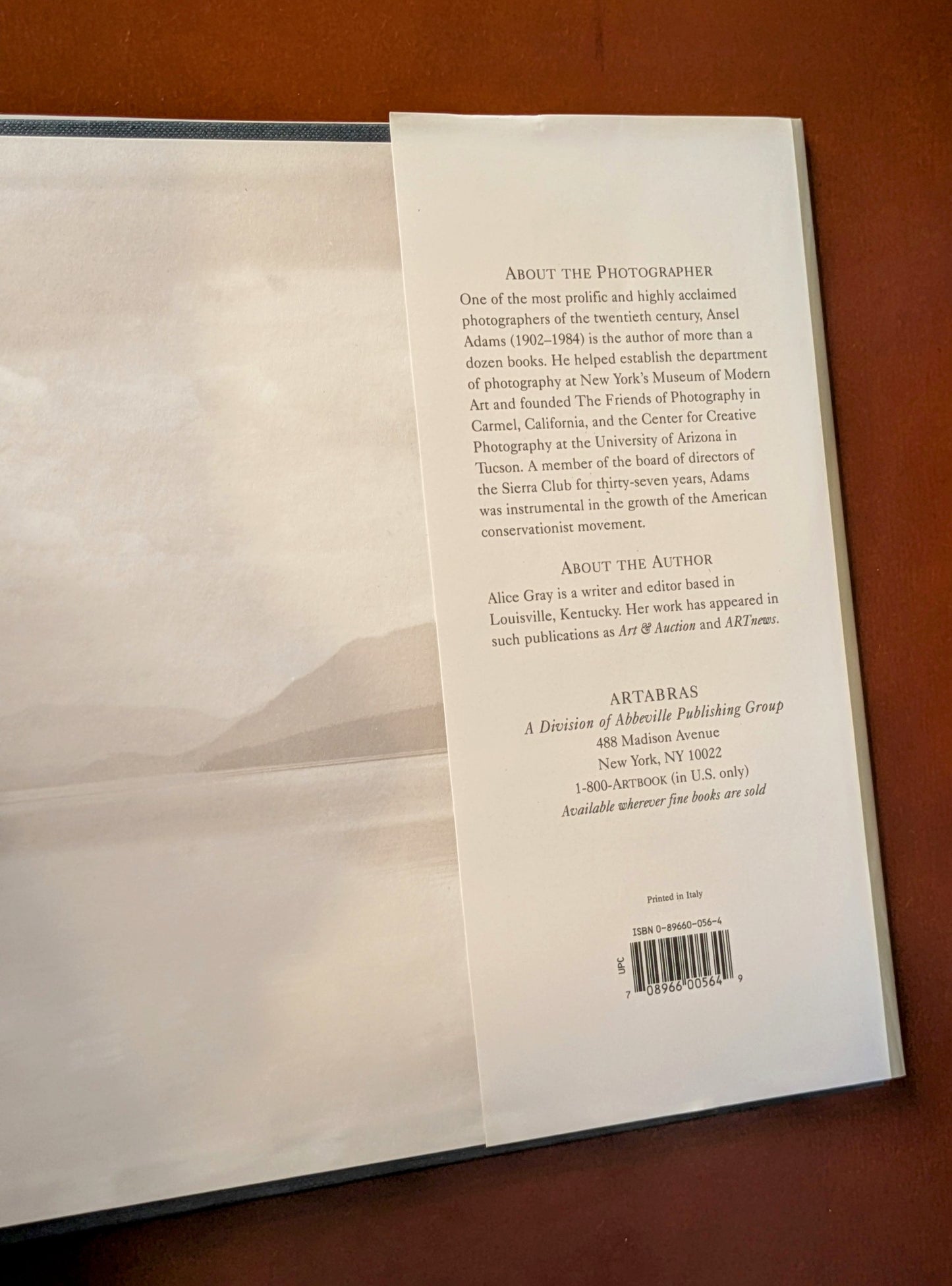 ANSEL ADAMS "THE NATIONAL PARK SERVICE PHOTOGRAPHS" FIRST EDITION 1995