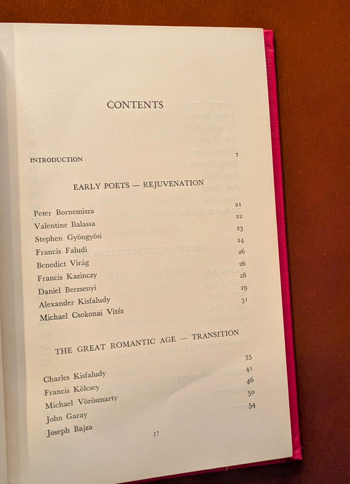 "HUNGARIAN POETRY" ENGLISH TRANSLATION PANNONIA PUBLISHING 1955