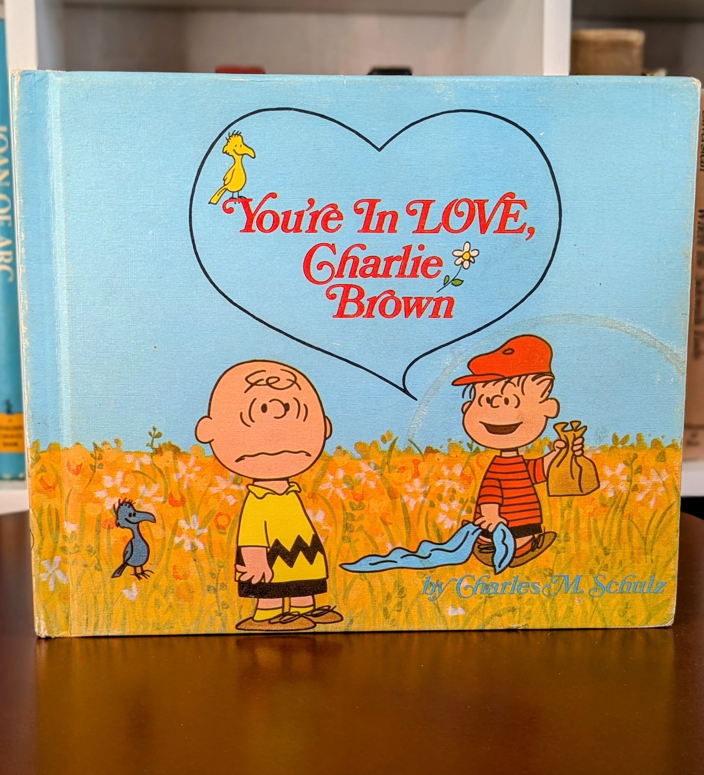 CHARLES SCHULZ "YOU'RE IN LOVE CHARLIE BROWN" PICTUREBOOK FIRST US EDITION 1968