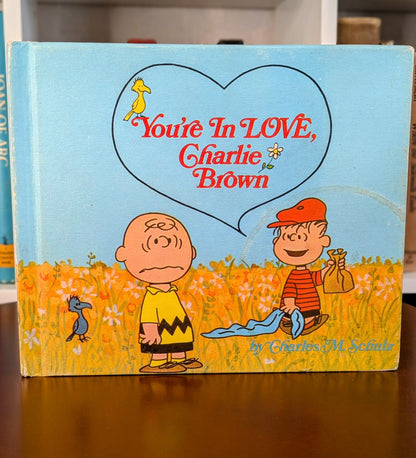 CHARLES SCHULZ "YOU'RE IN LOVE CHARLIE BROWN" PICTUREBOOK FIRST US EDITION 1968