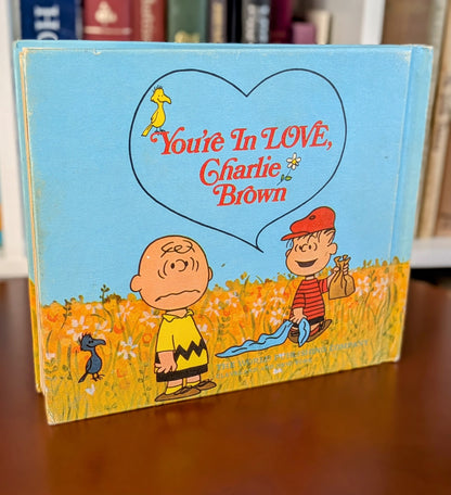 CHARLES SCHULZ "YOU'RE IN LOVE CHARLIE BROWN" PICTUREBOOK FIRST US EDITION 1968