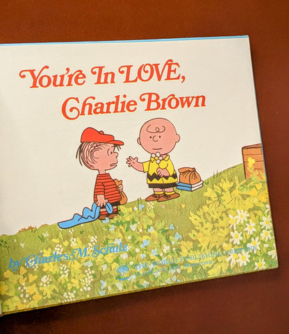 CHARLES SCHULZ "YOU'RE IN LOVE CHARLIE BROWN" PICTUREBOOK FIRST US EDITION 1968