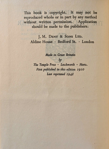 THUCYDIDES "HISTORY OF THE PELOPONNESIAN WAR" EVERYMAN'S LIBRARY EDITION 1948