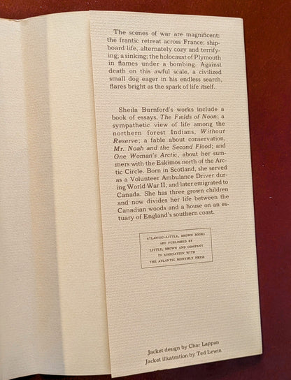 SHEILA BURNFORD "BEL RIA" FIRST US EDITION 1978