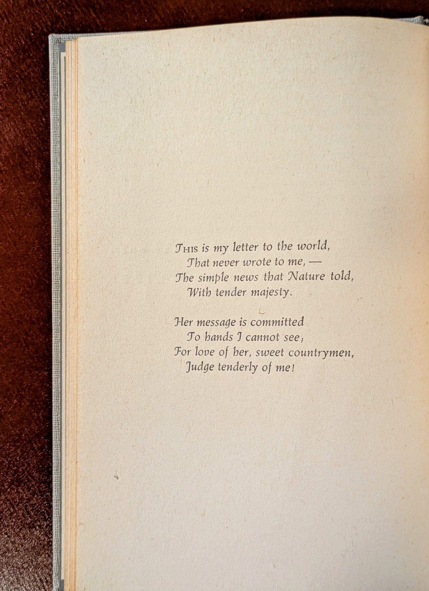 EMILY DICKINSON "SELECTED POEMS" FIRST MODERN LIBRARY EDITION 1948