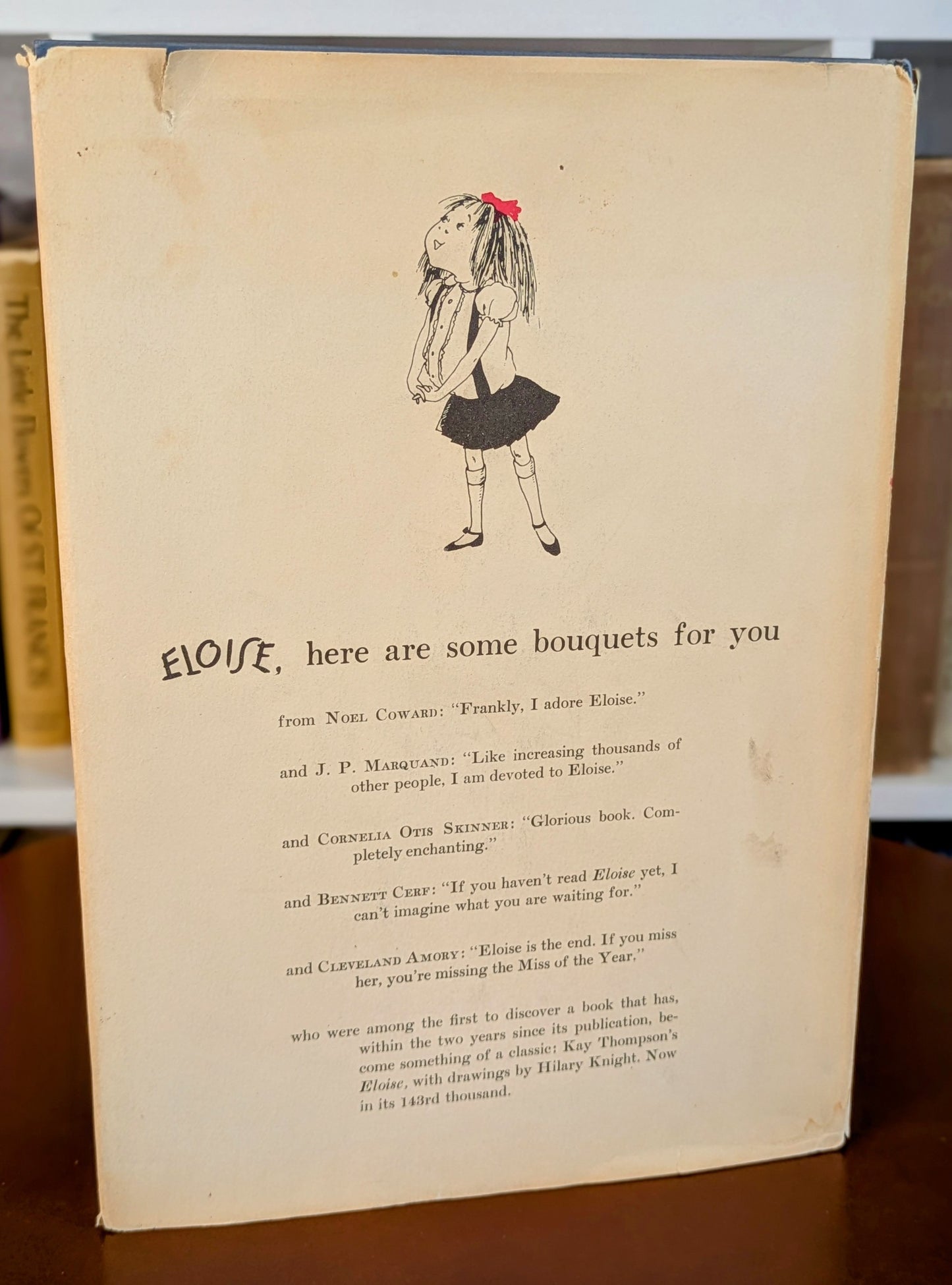 KAY THOMPSON "ELOISE IN PARIS" PICTUREBOOK FIRST EDITION 1957