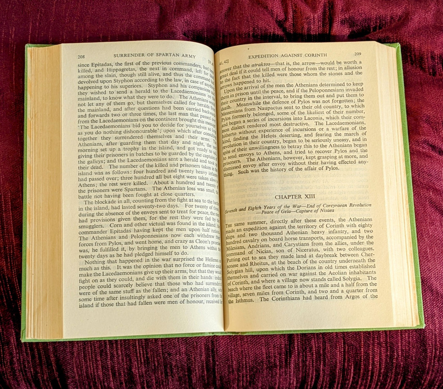 THUCYDIDES "HISTORY OF THE PELOPONNESIAN WAR" EVERYMAN'S LIBRARY EDITION 1948