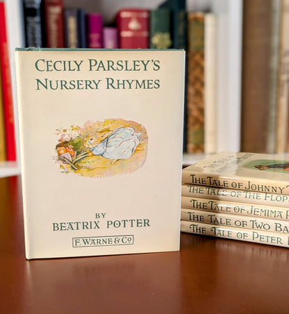 BEATRIX POTTER "THE TALE OF PETER RABBIT" AND MORE - 6 VOLUME SET 1970's