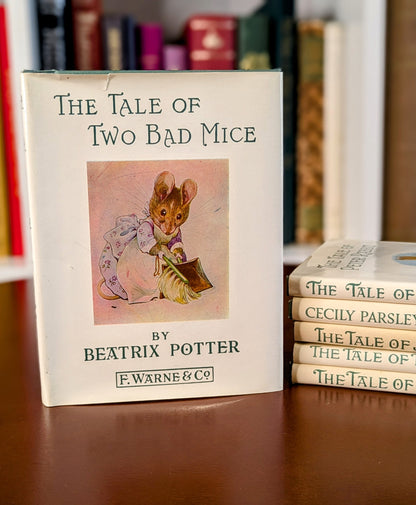 BEATRIX POTTER "THE TALE OF PETER RABBIT" AND MORE - 6 VOLUME SET 1970's