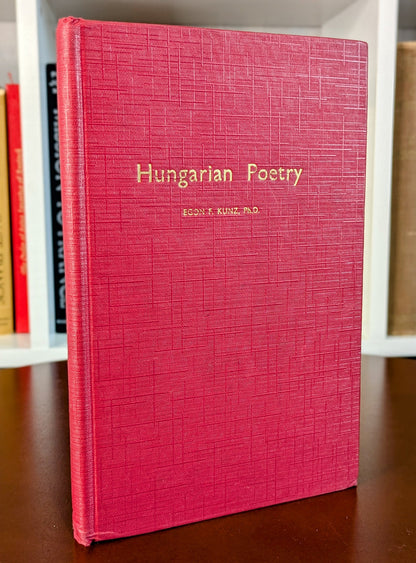 "HUNGARIAN POETRY" ENGLISH TRANSLATION PANNONIA PUBLISHING 1955