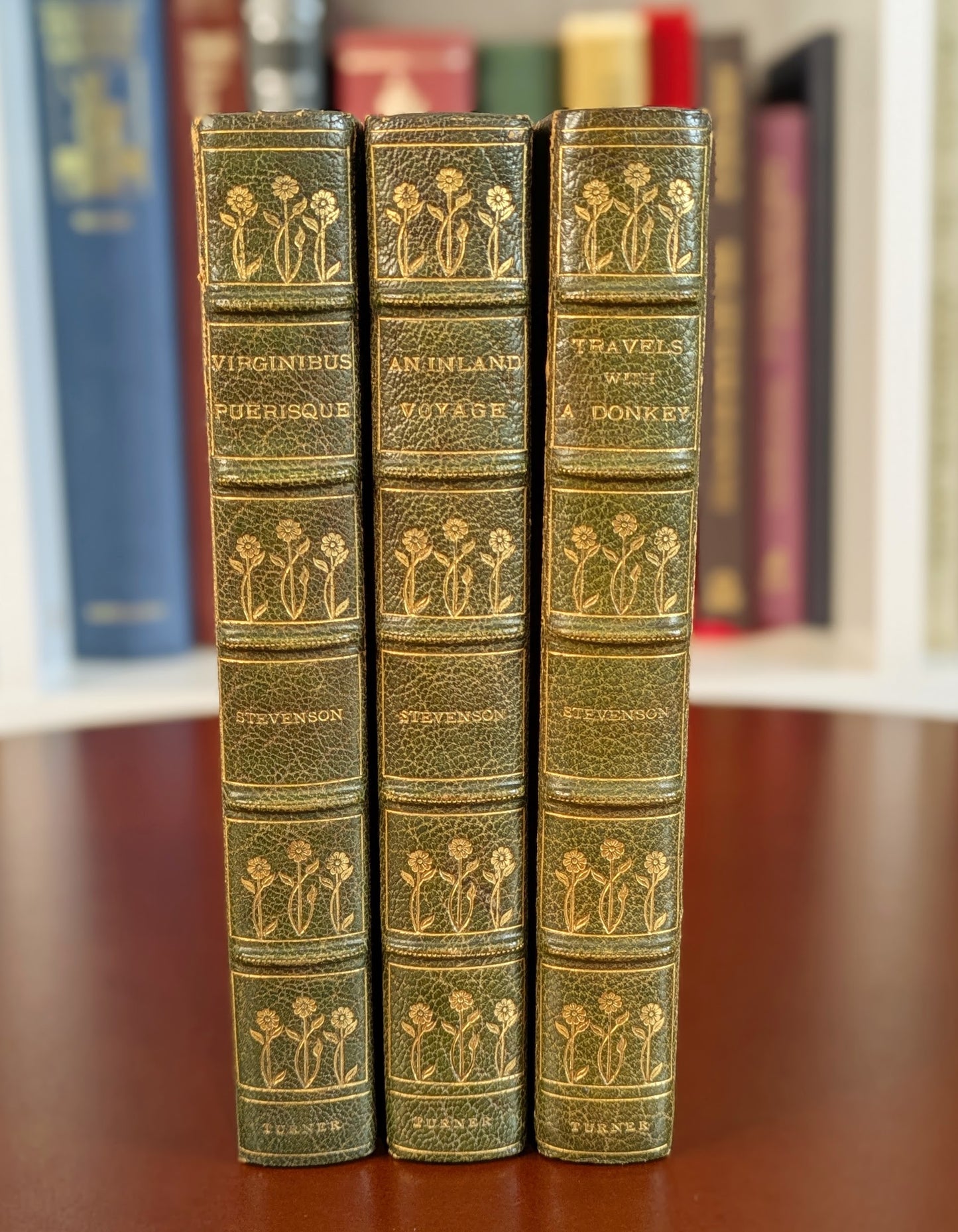 THE COLLECTED WORKS OF ROBERT LOUIS STEVENSON 3 VOLUME SET 1902-1903