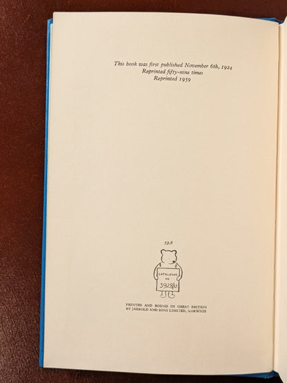 PAIR OF VINTAGE "WINNIE-THE-POOH" BOOKS BY A.A. MILNE 1950-60's