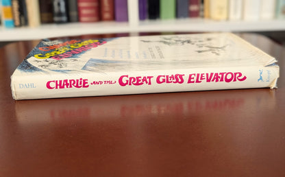 ROALD DAHL "CHARLIE AND THE GREAT GLASS ELEVATOR" 4TH PRINTING 1972