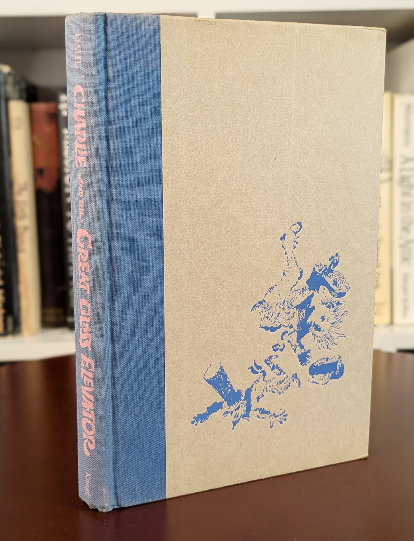 ROALD DAHL "CHARLIE AND THE GREAT GLASS ELEVATOR" 4TH PRINTING 1972