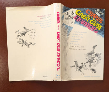 ROALD DAHL "CHARLIE AND THE GREAT GLASS ELEVATOR" 4TH PRINTING 1972