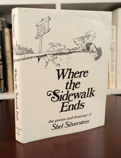 SHEL SILVERSTEIN "WHERE THE SIDEWALK ENDS" VINTAGE COPY 1981-1983
