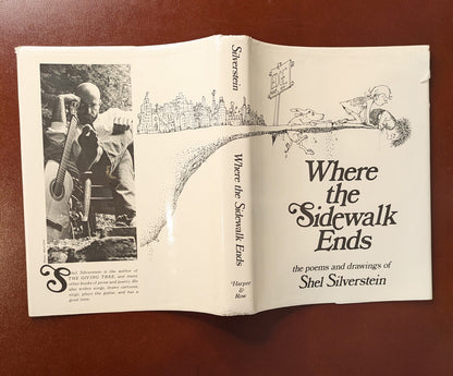 SHEL SILVERSTEIN "WHERE THE SIDEWALK ENDS" VINTAGE COPY 1981-1983