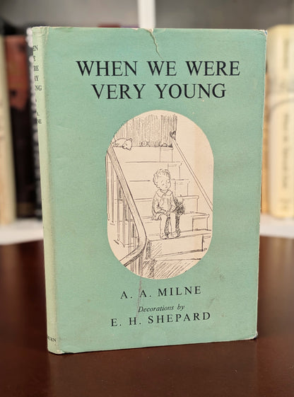 PAIR OF VINTAGE "WINNIE-THE-POOH" BOOKS BY A.A. MILNE 1950-60's