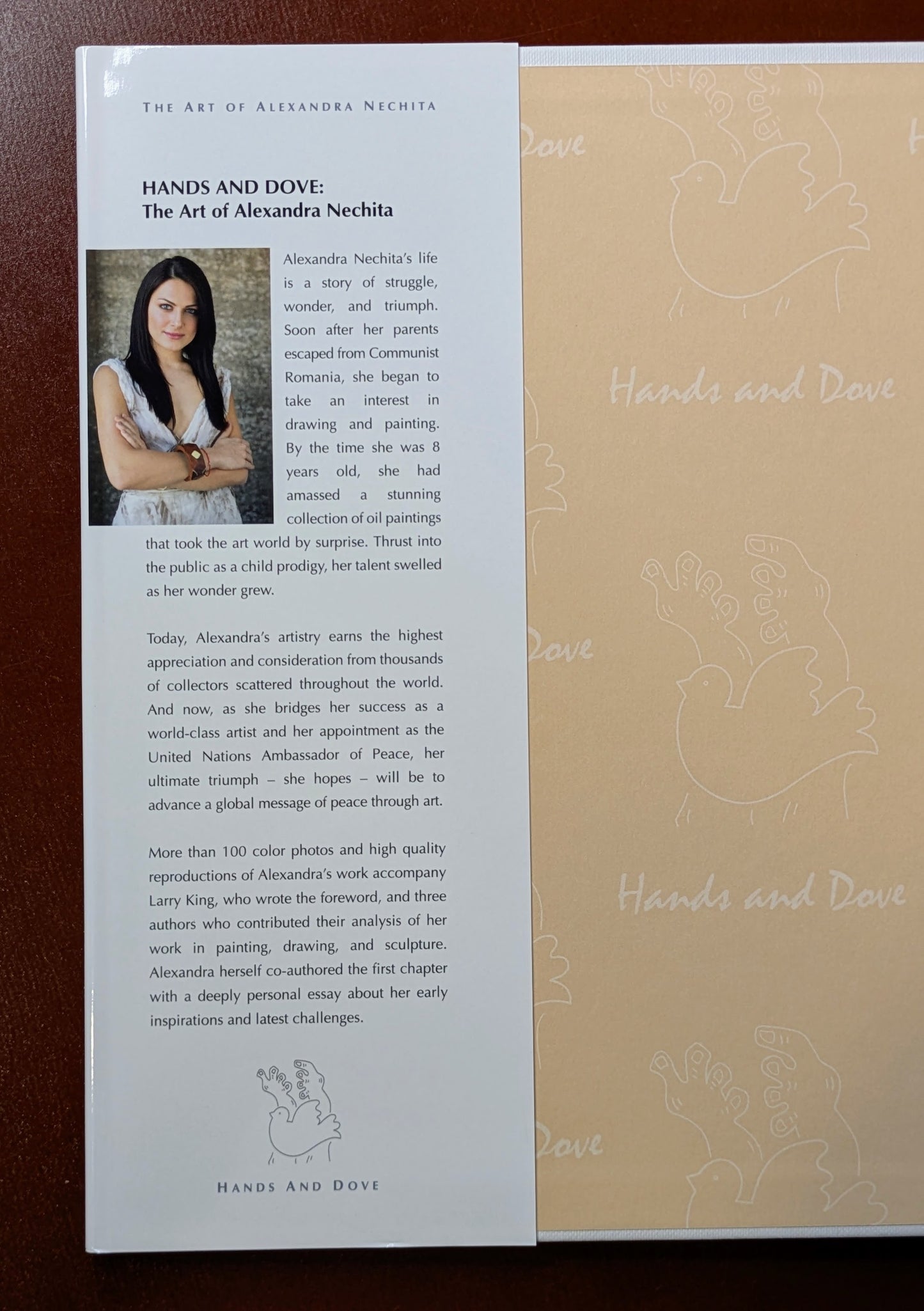 "HANDS AND DOVE" THE ART OF ALEXANDRA NECHITA SIGNED FIRST EDITION 2005