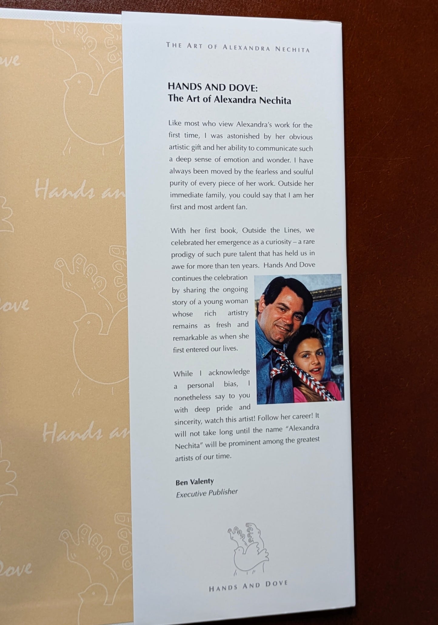 "HANDS AND DOVE" THE ART OF ALEXANDRA NECHITA SIGNED FIRST EDITION 2005