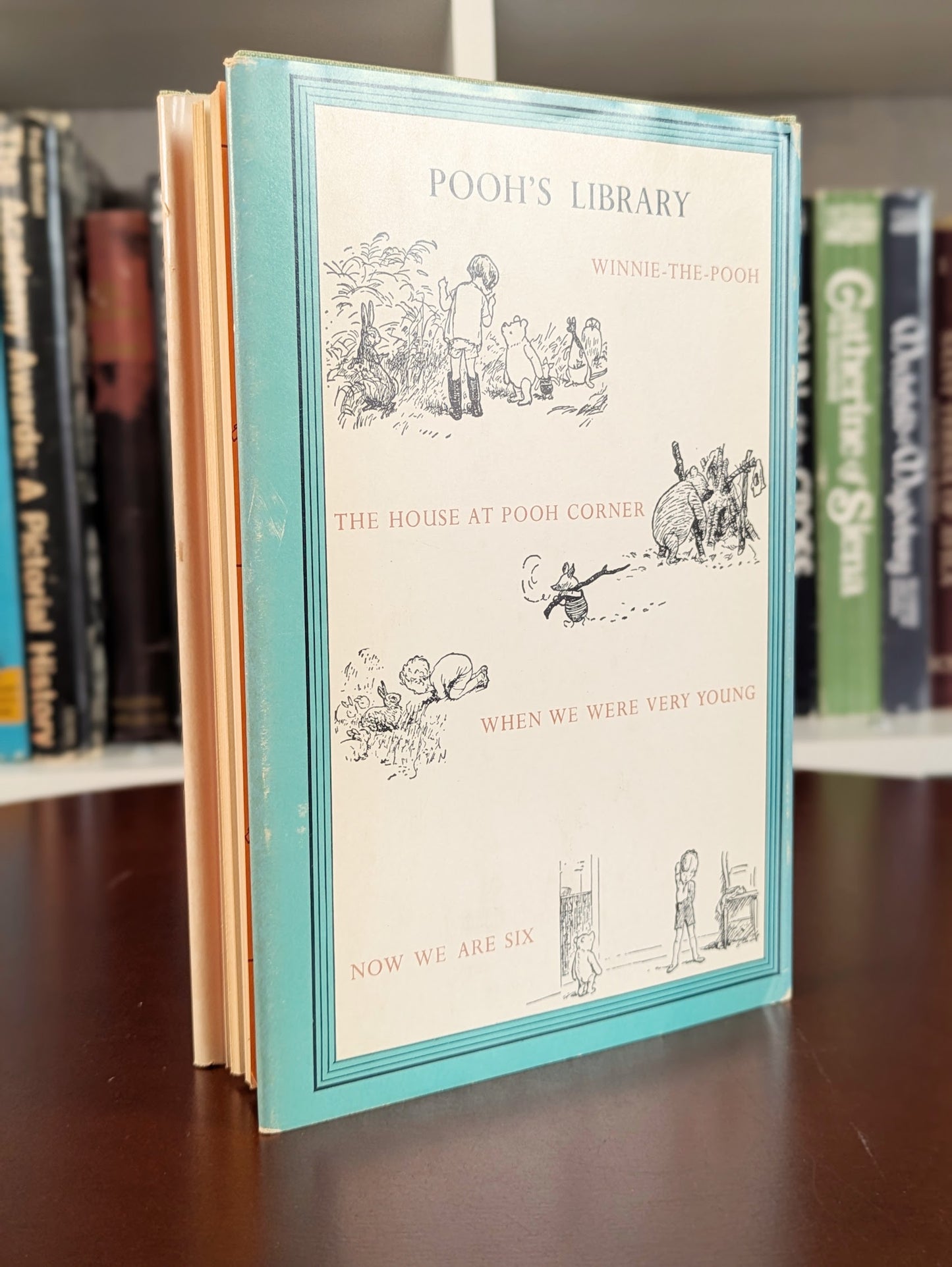 PAIR OF VINTAGE "WINNIE-THE-POOH" BOOKS BY A.A. MILNE 1950-60's