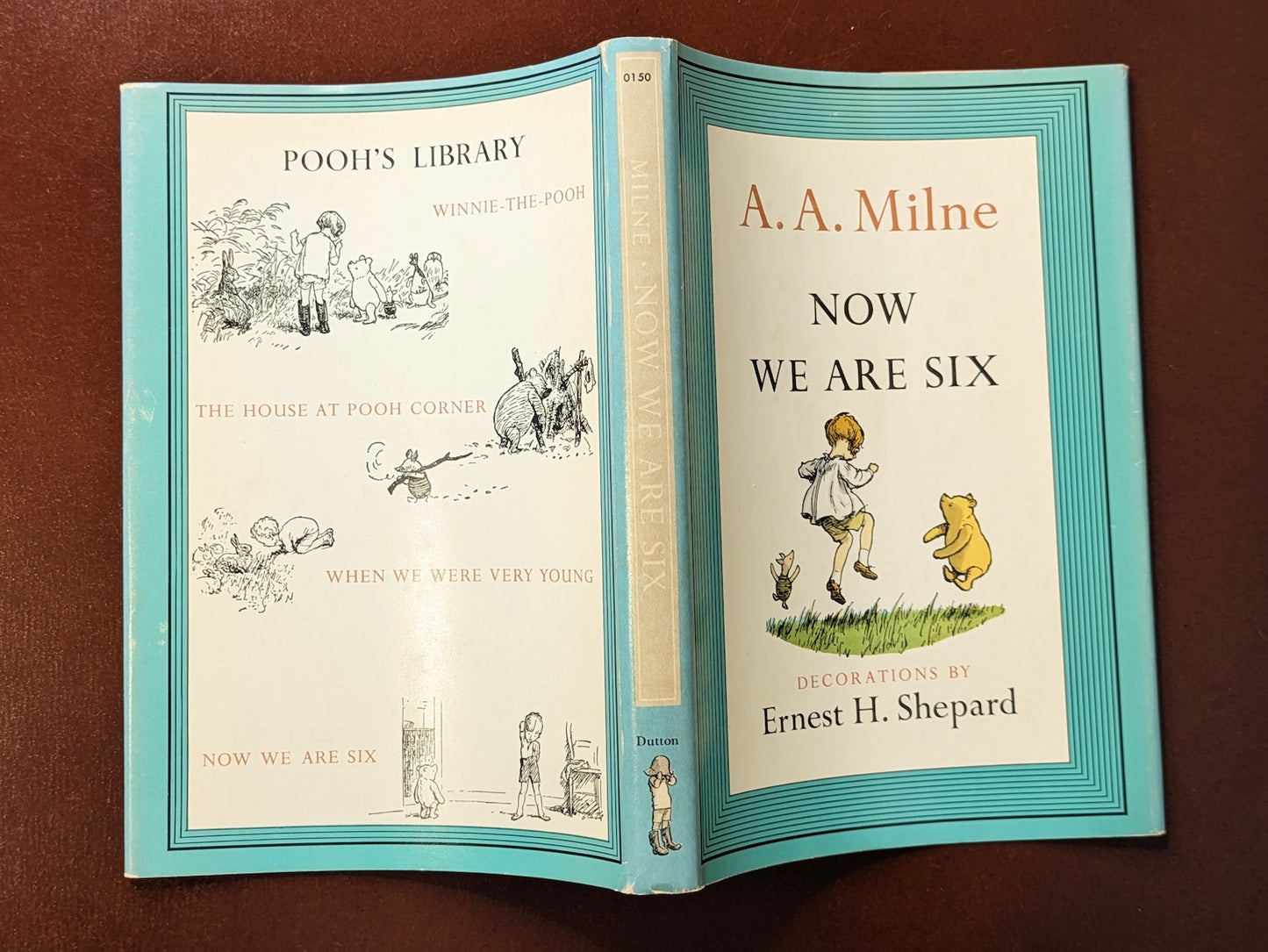 PAIR OF VINTAGE "WINNIE-THE-POOH" BOOKS BY A.A. MILNE 1950-60's