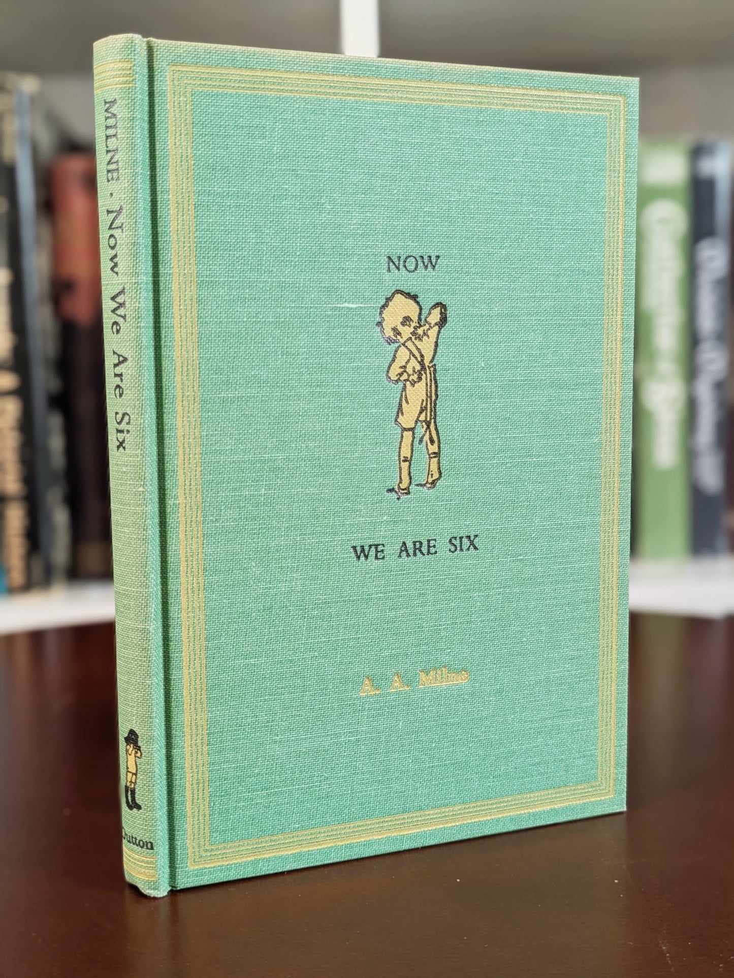 PAIR OF VINTAGE "WINNIE-THE-POOH" BOOKS BY A.A. MILNE 1950-60's