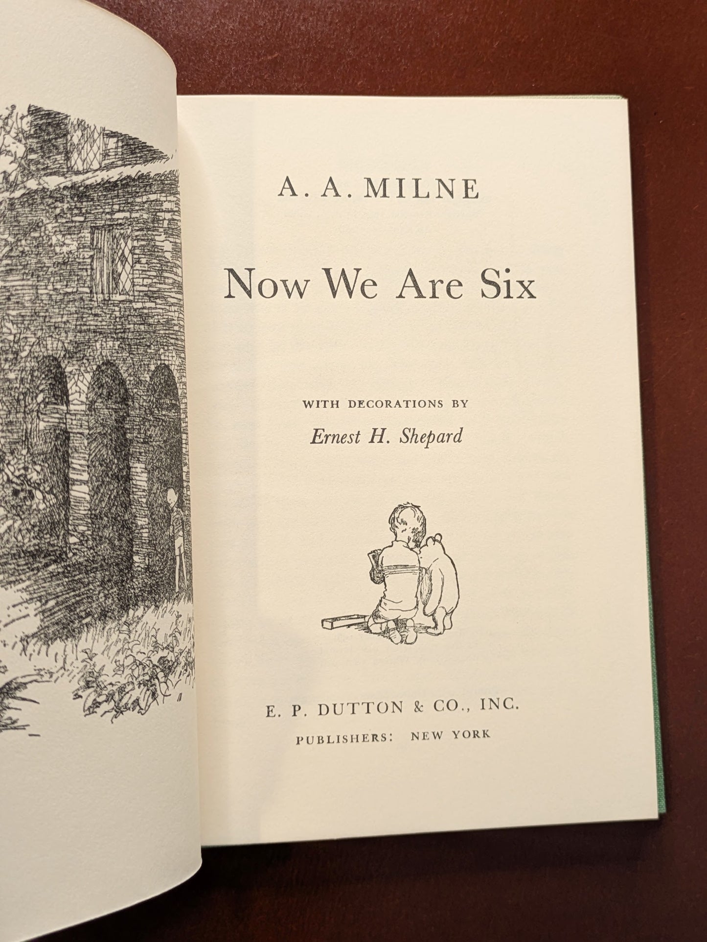 PAIR OF VINTAGE "WINNIE-THE-POOH" BOOKS BY A.A. MILNE 1950-60's
