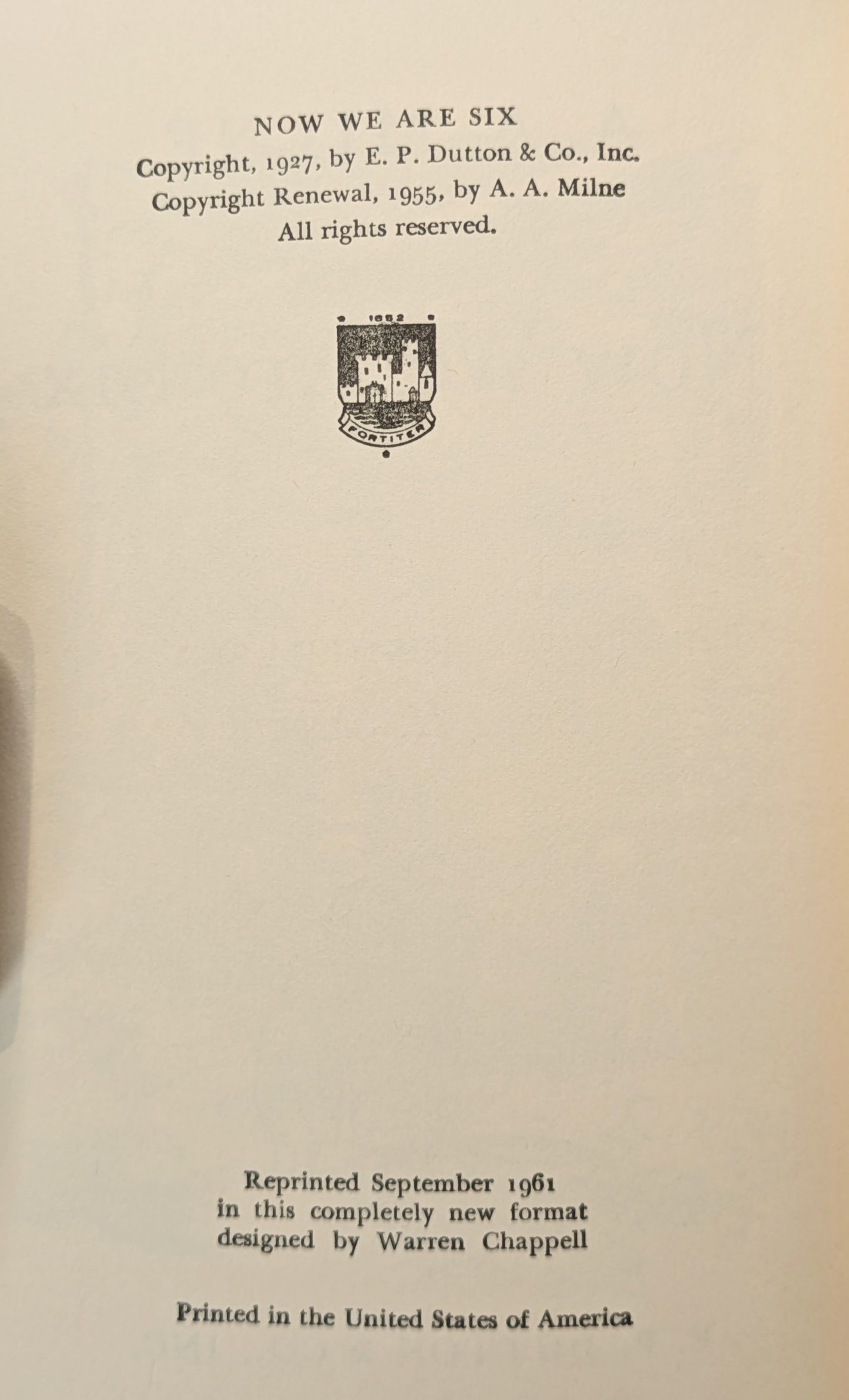 PAIR OF VINTAGE "WINNIE-THE-POOH" BOOKS BY A.A. MILNE 1950-60's