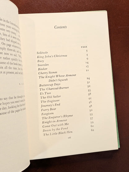 PAIR OF VINTAGE "WINNIE-THE-POOH" BOOKS BY A.A. MILNE 1950-60's