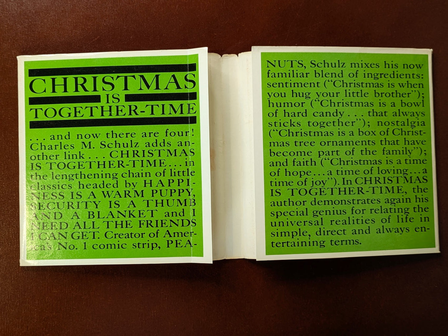 PAIR OF 1ST EDITION "PEANUTS" PICTUREBOOKS BY CHARLES SCHULZ 1962-1964